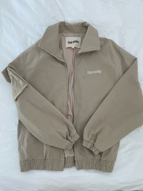Djerf Avenue Jackets & Blazers - Djerf Avenue Oversized Jacket, Sand Color, Size M